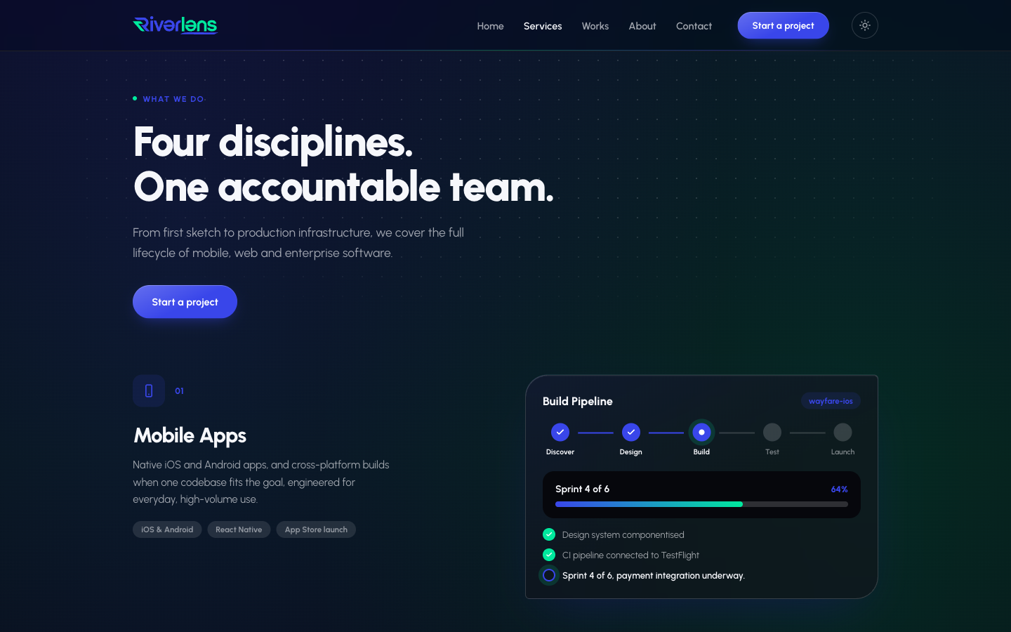 RiverLens services page